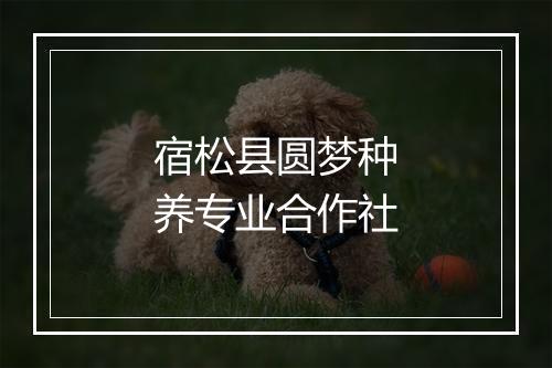 宿松县圆梦种养专业合作社