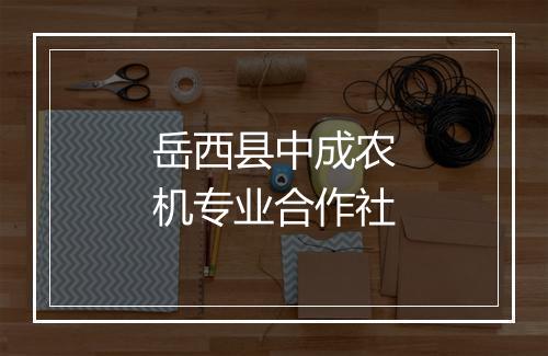 岳西县中成农机专业合作社