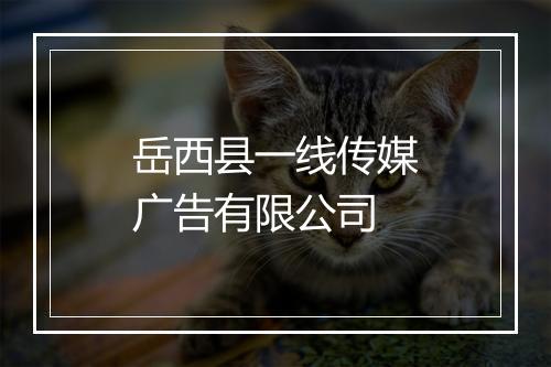 岳西县一线传媒广告有限公司