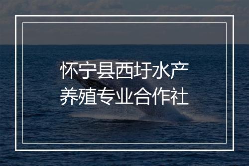 怀宁县西圩水产养殖专业合作社