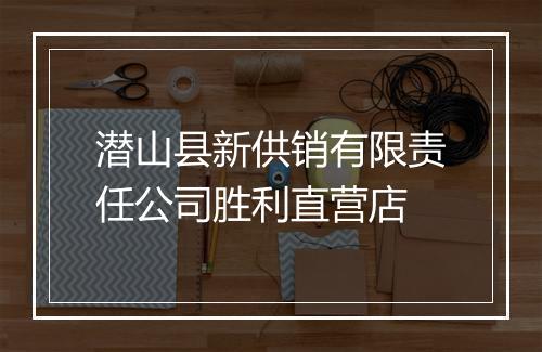 潜山县新供销有限责任公司胜利直营店