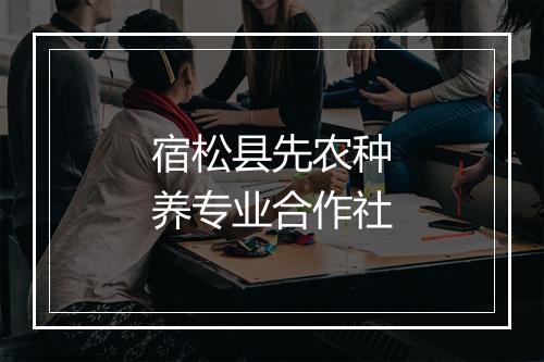 宿松县先农种养专业合作社