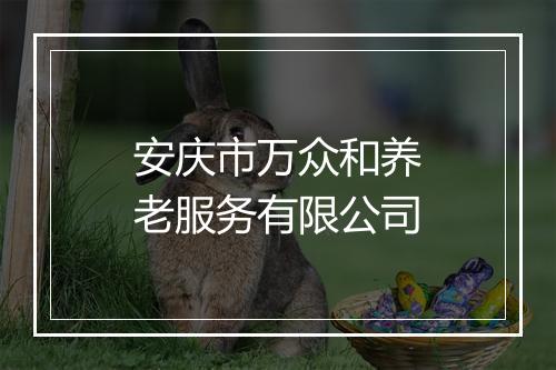安庆市万众和养老服务有限公司