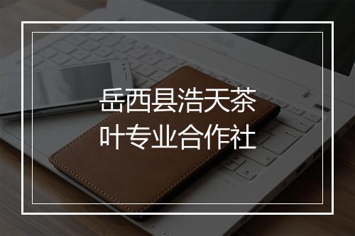 岳西县浩天茶叶专业合作社
