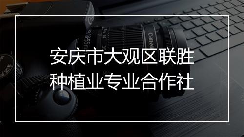 安庆市大观区联胜种植业专业合作社