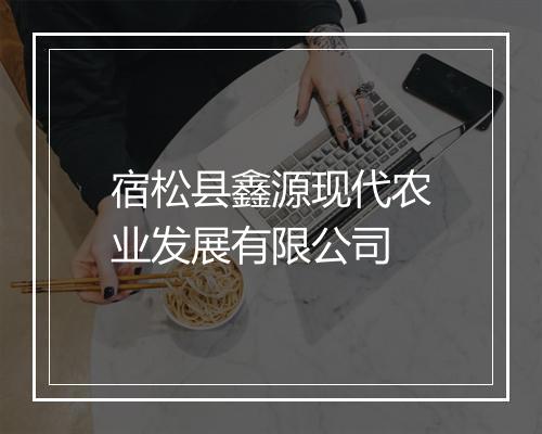 宿松县鑫源现代农业发展有限公司