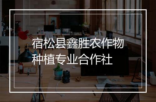宿松县鑫胜农作物种植专业合作社