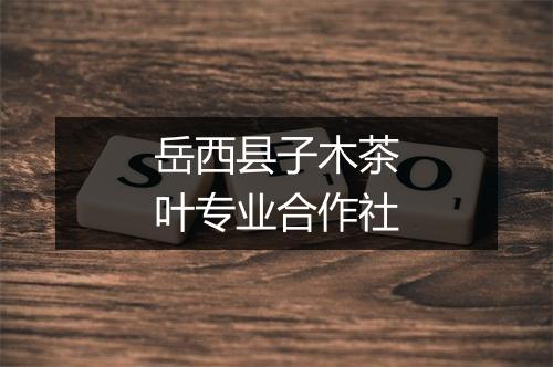 岳西县子木茶叶专业合作社