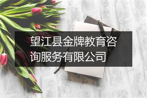 望江县金牌教育咨询服务有限公司