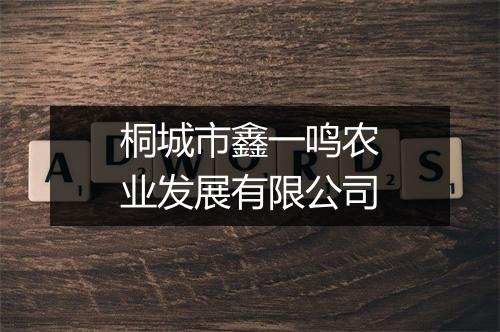 桐城市鑫一鸣农业发展有限公司