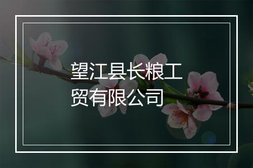 望江县长粮工贸有限公司