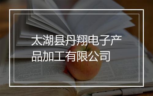 太湖县丹翔电子产品加工有限公司
