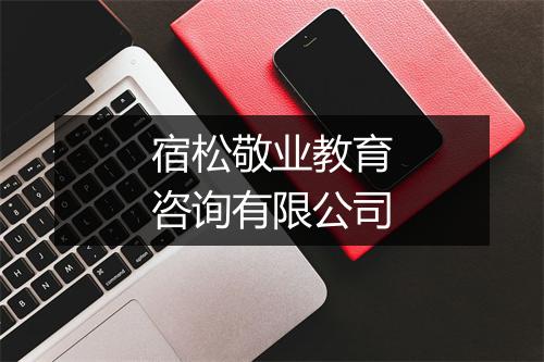 宿松敬业教育咨询有限公司