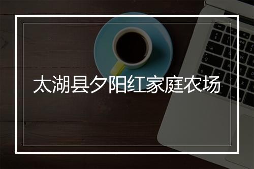 太湖县夕阳红家庭农场