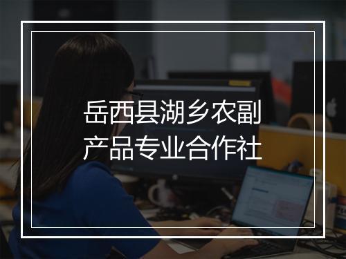 岳西县湖乡农副产品专业合作社