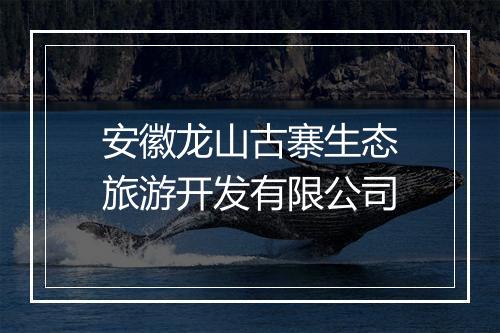 安徽龙山古寨生态旅游开发有限公司