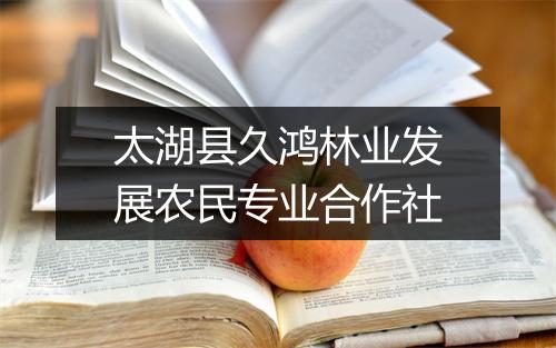太湖县久鸿林业发展农民专业合作社