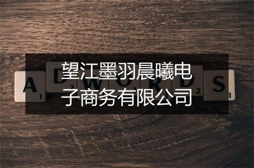 望江墨羽晨曦电子商务有限公司