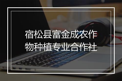 宿松县富金成农作物种植专业合作社