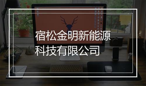 宿松金明新能源科技有限公司