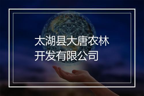 太湖县大唐农林开发有限公司