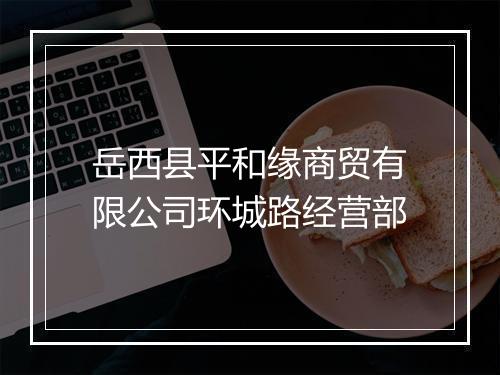 岳西县平和缘商贸有限公司环城路经营部
