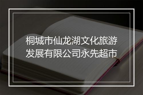 桐城市仙龙湖文化旅游发展有限公司永先超市