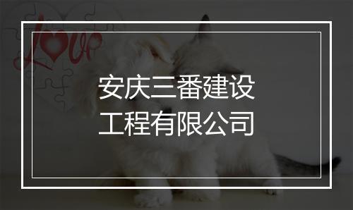 安庆三番建设工程有限公司