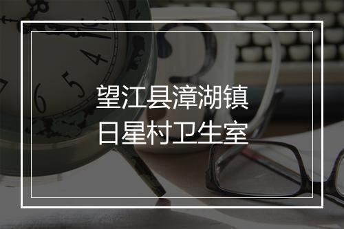 望江县漳湖镇日星村卫生室