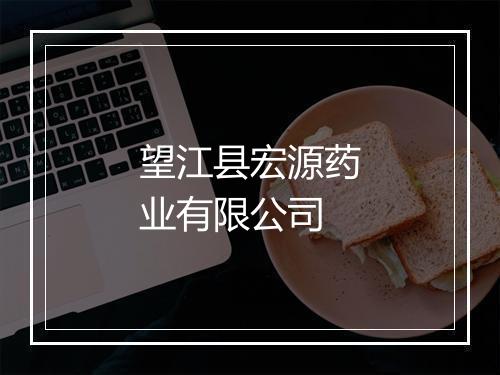 望江县宏源药业有限公司