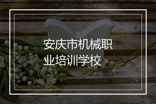安庆市机械职业培训学校