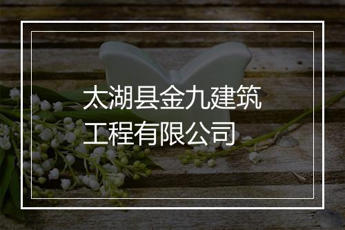 太湖县金九建筑工程有限公司