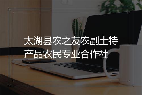 太湖县农之友农副土特产品农民专业合作社