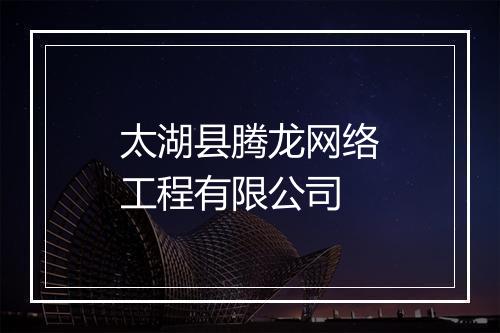 太湖县腾龙网络工程有限公司