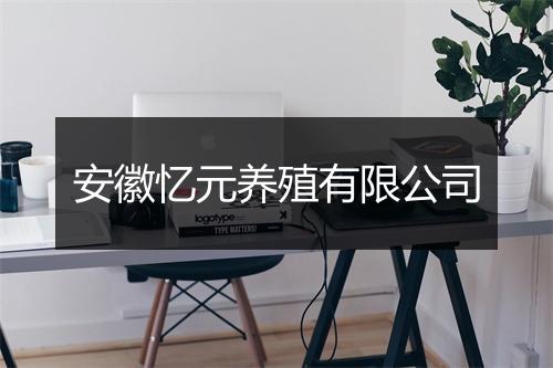 安徽忆元养殖有限公司
