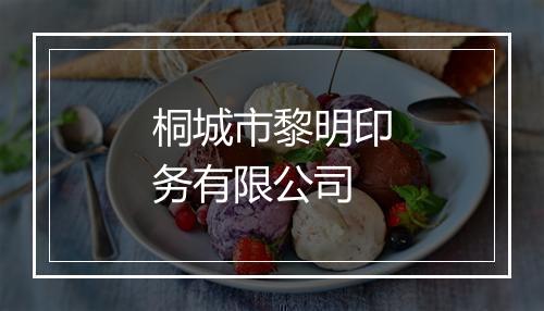 桐城市黎明印务有限公司