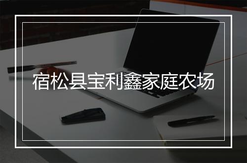 宿松县宝利鑫家庭农场