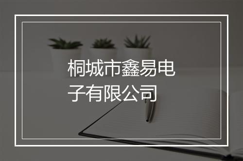 桐城市鑫易电子有限公司