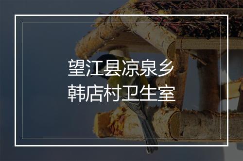 望江县凉泉乡韩店村卫生室