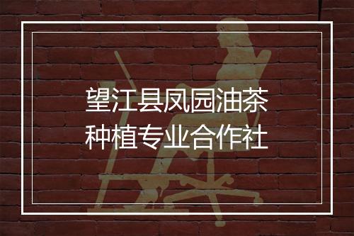 望江县凤园油茶种植专业合作社