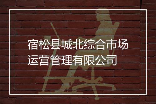 宿松县城北综合市场运营管理有限公司