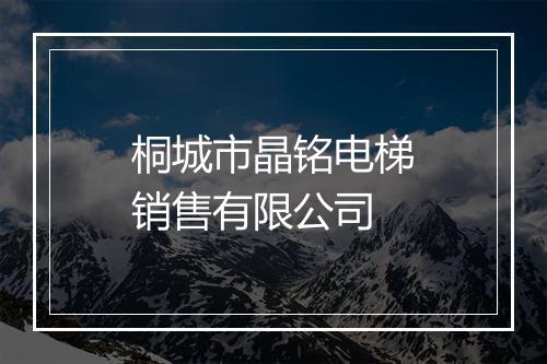 桐城市晶铭电梯销售有限公司