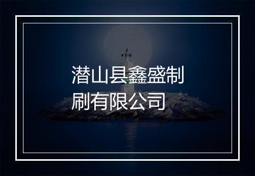 潜山县鑫盛制刷有限公司