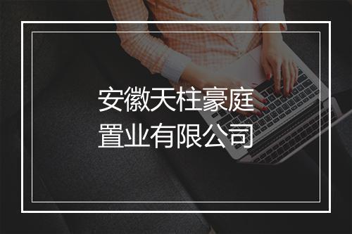 安徽天柱豪庭置业有限公司