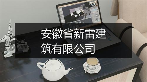 安徽省新雷建筑有限公司