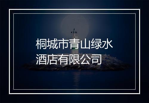 桐城市青山绿水酒店有限公司