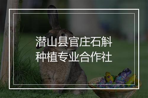 潜山县官庄石斛种植专业合作社