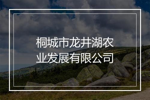 桐城市龙井湖农业发展有限公司
