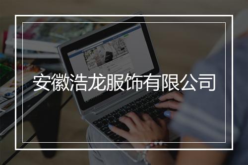 安徽浩龙服饰有限公司