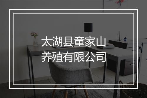 太湖县童家山养殖有限公司